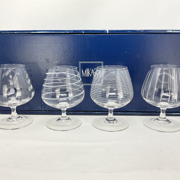 Mikasa Cheers Brandy Glasses Set of 4 - Picture 8 of 11